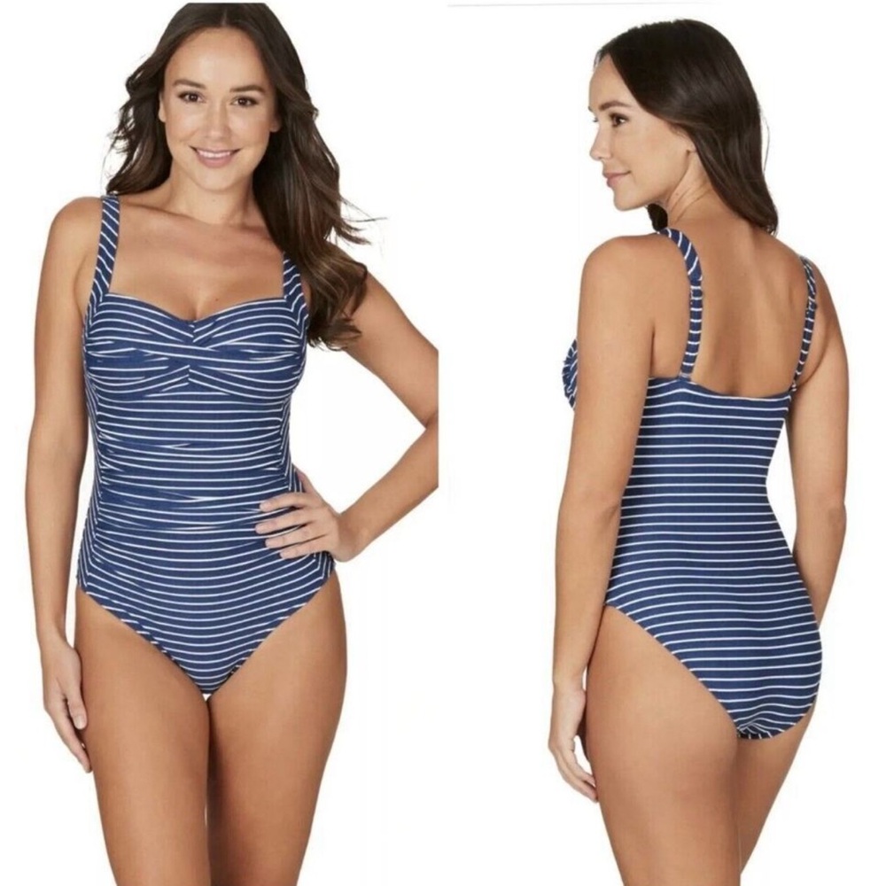 OnePiece NipTuck Joanne sz4 fitC-DD Swim• power mesh•bodySculpting tummy control